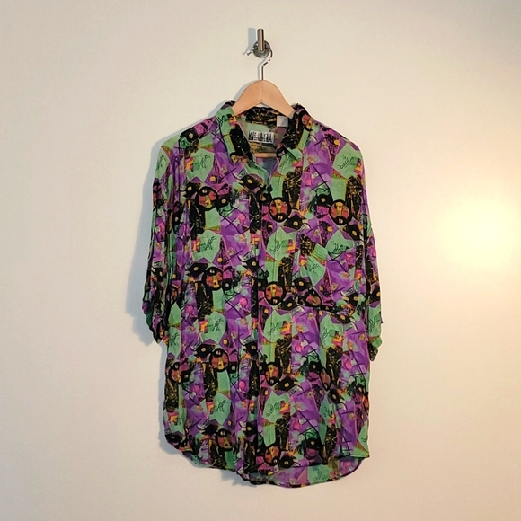 City Streets Other - 80's City Streets SS button down sz. XL